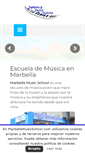 Mobile Screenshot of marbellamusicschool.com